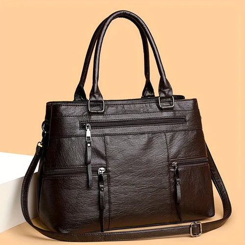 Aurora | Elegant toteveske i skinn
